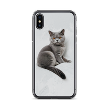 Relaxing British Shorthair Cat iPhone Case