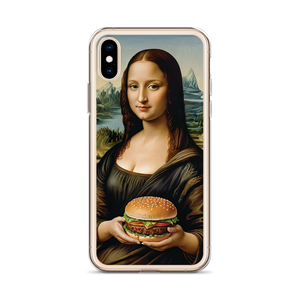 Monalisa Burger iPhone Case