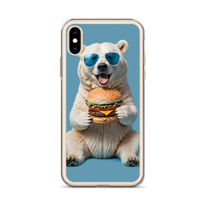 Polar Bear and Burger iPhone Case