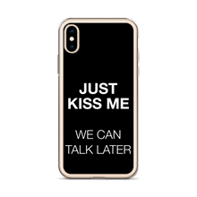 Just Kiss Me (Funny) iPhone Case