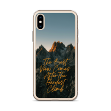 The Best View Comes iPhone Case