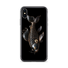 Minimalism Copperplate Art Fish iPhone Case