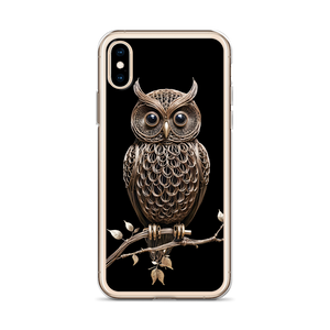 Owl Copper Art iPhone Case