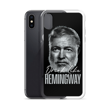 Drink Like Hemingway Portrait Clear Case for iPhone®