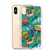 Comic Text Pattern iPhone Case