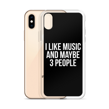 I Like Music and Maybe 3 People iPhone Phone Case