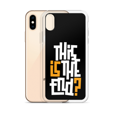 IS/THIS IS THE END? Black Yellow White iPhone Phone Case