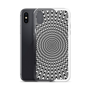 Vertigo Optical Illusion Background iPhone® Phone Case