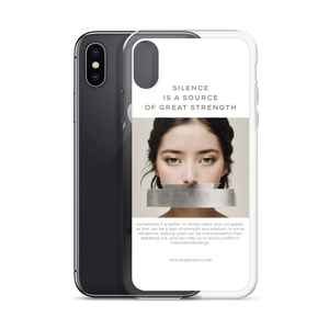 Silence Lao Tzu iPhone Case