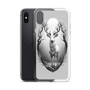 The Grayscale Deer iPhone Case