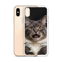 Shocked Cat Face iPhone Case