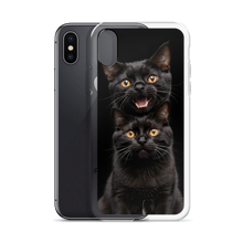 Two Black Cats Follows iPhone Case