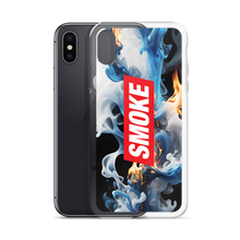 Blue Smoke Fire iPhone Case