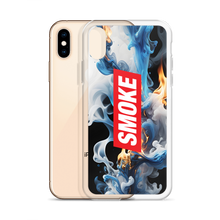 Blue Smoke Fire iPhone Case