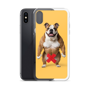 Bulldog X-Tape Yellow iPhone Case