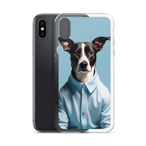 Sad Dog Blue iPhone Case