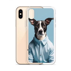 Sad Dog Blue iPhone Case