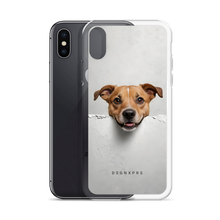 Smile Dog Peep iPhone Case