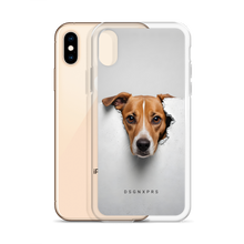 Funny Sad Dog Peep iPhone Case