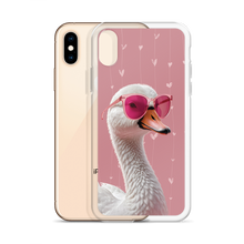 Cute Pink Swan iPhone Case