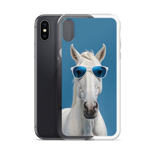 Cool Blue Horse iPhone Case