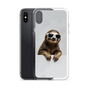 Cool Smiling Sloth iPhone Case