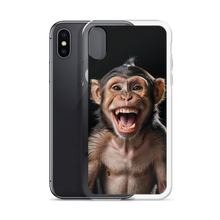 Happy Monkey Black iPhone Case