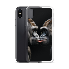 Gorilla Kissing iPhone Case