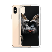 Gorilla Kissing iPhone Case