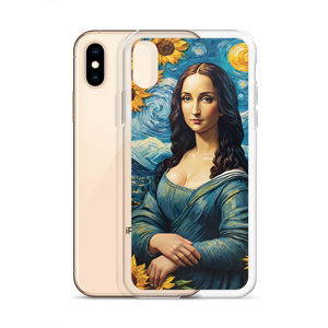 Monalisa Painting in Van Gogh Style iPhone Case