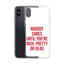 Nobody Cares (Funny) iPhone Case