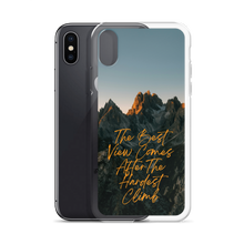 The Best View Comes iPhone Case