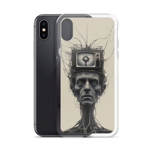 Brain Wash by Media iPhone Case