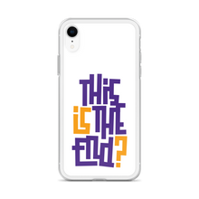 IS/THIS IS THE END? Purple Yellow iPhone Phone Case