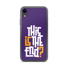 IS/THIS IS THE END? Purple Yellow Reverse iPhone Phone Case