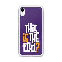 IS/THIS IS THE END? Purple Yellow Reverse iPhone Phone Case