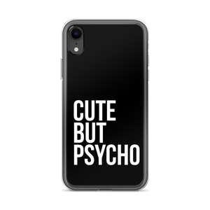 Cute But Psycho iPhone® Black Phone Case