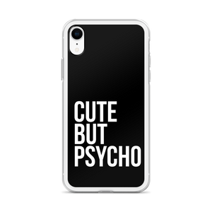 Cute But Psycho iPhone® Black Phone Case