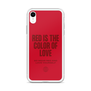 Red is the color of love iPhone® Phone Case