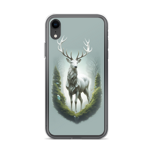 Green White Deer iPhone Case