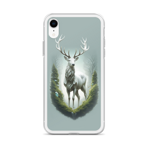 Green White Deer iPhone Case