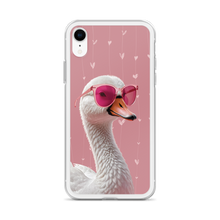 Cute Pink Swan iPhone Case