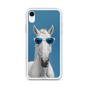 Cool Blue Horse iPhone Case