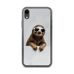 Cool Smiling Sloth iPhone Case