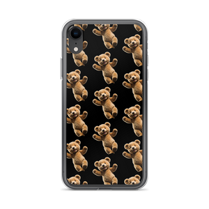 Happy Teddy Bear Pattern iPhone Case