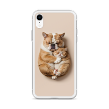 Cute Baby Cat and Dog Sleep iPhone Case