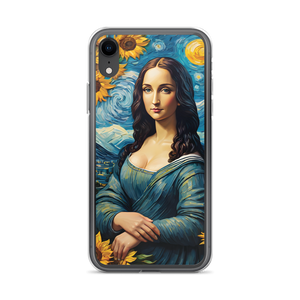 Monalisa Painting in Van Gogh Style iPhone Case