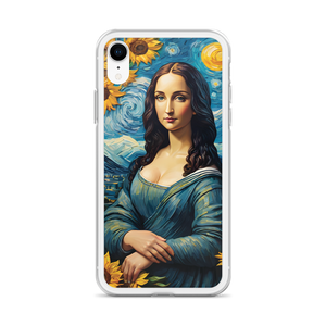 Monalisa Painting in Van Gogh Style iPhone Case