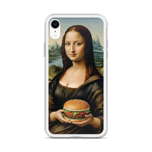 Monalisa Burger iPhone Case