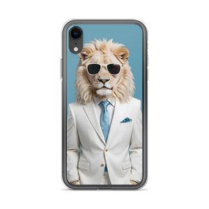 Funky White Lion iPhone Case